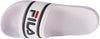 Fila Morro Bay Slipper, Ciabatta a fascia Uomo, Blu Dress White