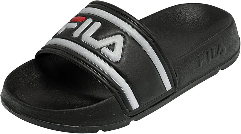 Fila Morro Bay Slipper Kids, Ciabatte Unisex - Bambini e ragazzi, Nero