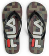 FILA Troy PRT Slipper, Infradito Uomo, Verde Oliva, Mimetico