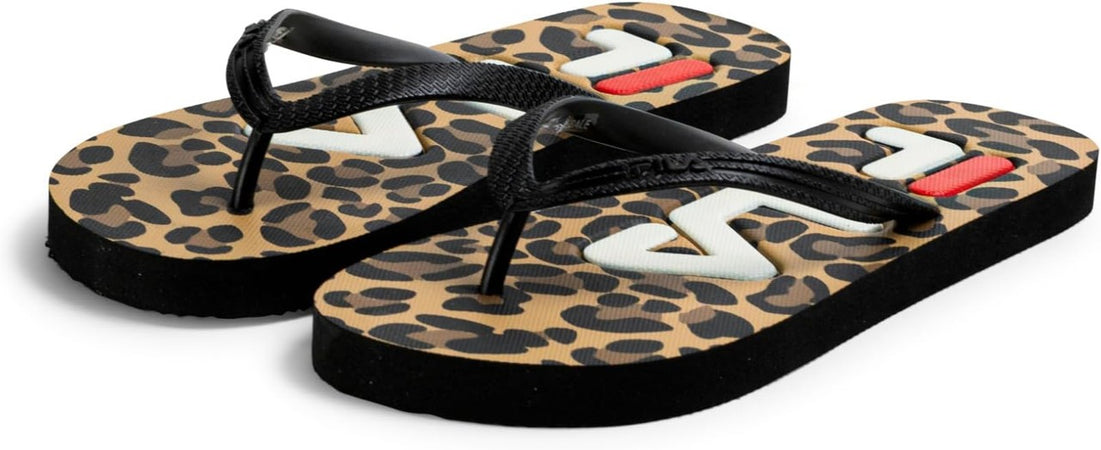 FILA Troy PRT Slipper Wmn, Infradito Donna, Leopard