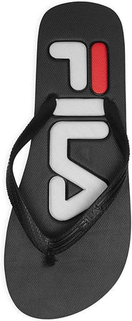 FILA Troy Slipper, Infradito Uomo, Nero (Black)