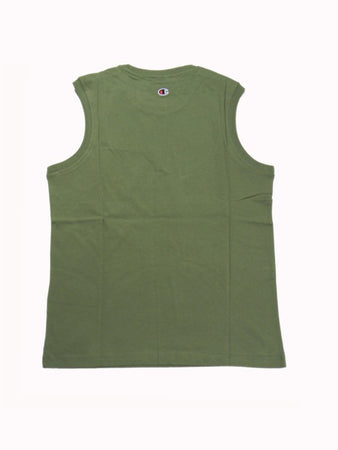 Champion Smanicato in Cotone da Uomo Icons, Regular, Verde