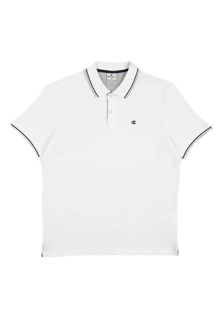 Polo uomo Champion Polo Gallery in cotone piqué – Standard Fit, leggera e traspirante Bianco
