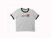 T-shirt crop donna Champion girocollo – Crop top manica corta stile casual moderno Panna ys084