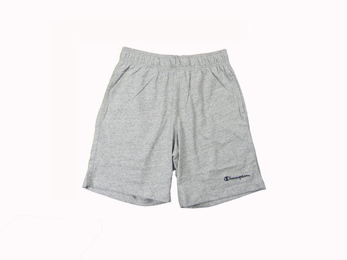 Bermuda uomo Champion Icons in cotone – Jersey morbido, vita elasticizzata con coulisse Grigio