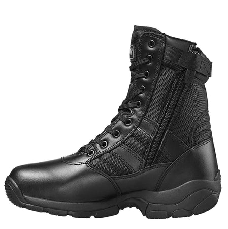 Magnum PANTHER 8.0 BLACK – Scarponi da Lavoro Antiscivolo con Zip Laterale YKK e Suola ad Alta Trazione