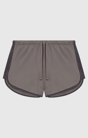 Pantaloncini donna Champion in cotone – Slim Fit con profili a contrasto, vita elasticizzata