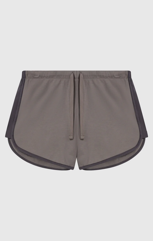 Pantaloncini donna Champion in cotone – Slim Fit con profili a contrasto, vita elasticizzata