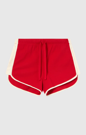 Pantaloncini donna Champion in cotone – Slim Fit con profili a contrasto, vita elasticizzata