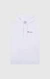 Canotta con cappuccio uomo Champion Icons – Jersey di cotone leggero, senza maniche Bianco
