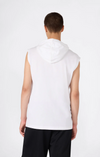 Canotta con cappuccio uomo Champion Icons – Jersey di cotone leggero, senza maniche Bianco