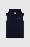 Canotta con cappuccio uomo Champion Icons – Jersey di cotone leggero, senza maniche Blu