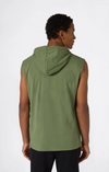 Canotta con cappuccio uomo Champion Icons – Jersey di cotone leggero, senza maniche Verde