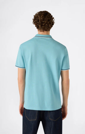 Polo uomo Champion Polo Gallery in cotone piqué – Standard Fit, leggera e traspirante Azzurro