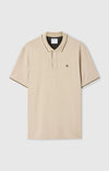 Polo uomo Champion Polo Gallery in cotone piqué – Standard Fit, leggera e traspirante Beige