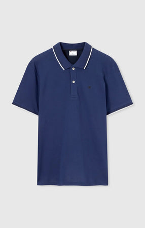 Polo uomo Champion Polo Gallery in cotone piqué – Standard Fit, leggera e traspirante Blu BS561