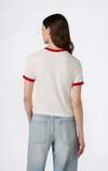 T-shirt crop donna Champion girocollo – Crop top manica corta stile casual moderno Panna ys160