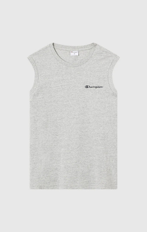 Champion Smanicato in Cotone da Uomo Icons, Regular, Grigio