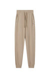 Pantaloni Donna Champion Icons Slim Fit con Polsino in Cotone Elasticizzato Beige