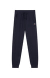 Pantaloni Donna Champion Icons Slim Fit con Polsino in Cotone Elasticizzato Blu