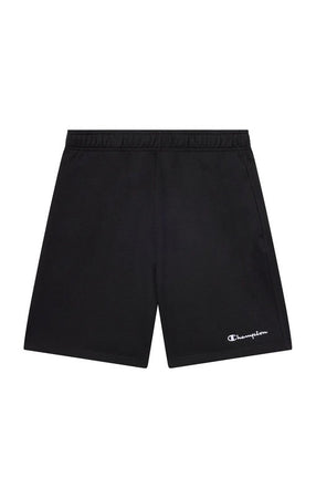 Pantaloncini Bermuda Champion Icons in Cotone e Poliestere Regular Fit Nero