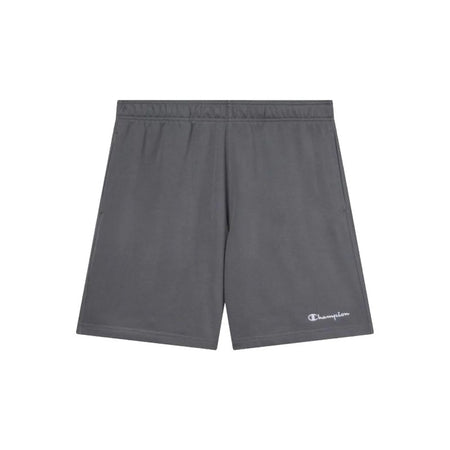 Pantaloncini Bermuda Champion Icons in Cotone e Poliestere Regular Fit Grigio