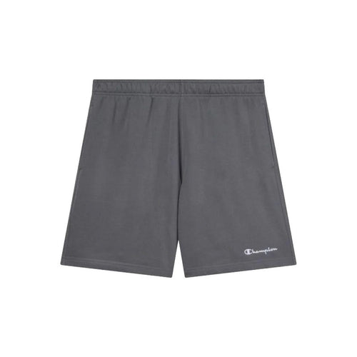 Pantaloncini Bermuda Champion Icons in Cotone e Poliestere Regular Fit Grigio