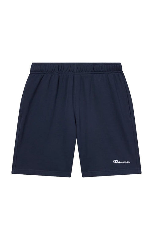 Pantaloncini Bermuda Champion Icons in Cotone e Poliestere Regular Fit Blu