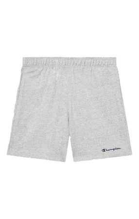 Pantaloncini Bermuda Champion Icons in Cotone e Poliestere Regular Fit Grigio