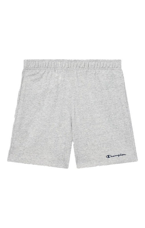 Pantaloncini Bermuda Champion Icons in Cotone e Poliestere Regular Fit Grigio