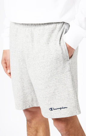 Pantaloncini Bermuda Champion Icons in Cotone e Poliestere Regular Fit Grigio