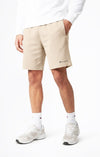 Pantaloncini Bermuda Champion Icons in Cotone e Poliestere Regular Fit Beige