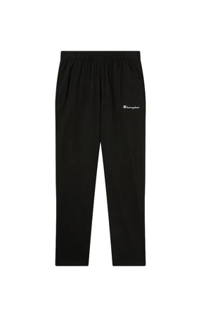 Pantaloni Uomo Champion Icons in Jersey di Cotone Standard Fit Nero