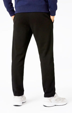 Pantaloni Uomo Champion Icons in Jersey di Cotone Standard Fit Nero