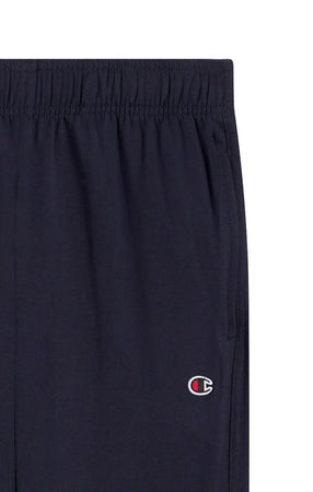 Pantaloni Uomo Champion Slim Fit Icons in Cotone Pro Jersey Melange – Leggeri e Traspiranti Blu