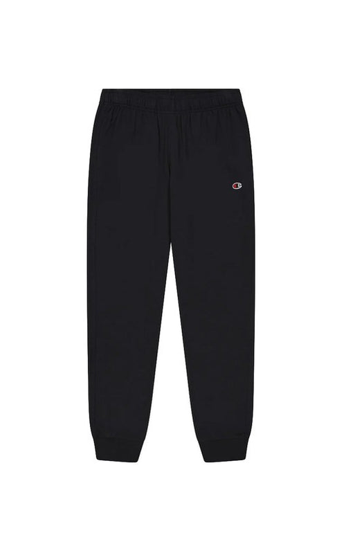 Pantaloni Uomo Champion Slim Fit Icons in Cotone Pro Jersey Melange – Leggeri e Traspiranti Nero