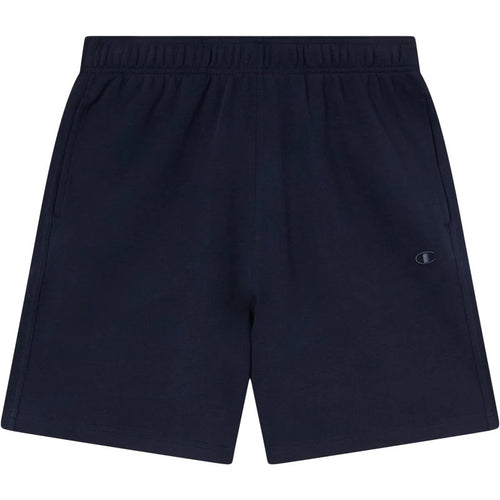 Champion Pantaloncini Uomo Tuta Leggeri in Cotone e Poliestere Spring Poly Terry 280 g Blu