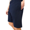 Champion Pantaloncini Uomo Tuta Leggeri in Cotone e Poliestere Spring Poly Terry 280 g Blu