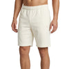 Champion Pantaloncini Uomo Tuta Leggeri in Cotone e Poliestere Spring Poly Terry 280 g Panna