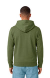 Champion Felpa Uomo con Cappuccio e Zip Icons Regular Fit in Cotone e Poliestere 310 g con Tasche e Logo Ricamato Verde