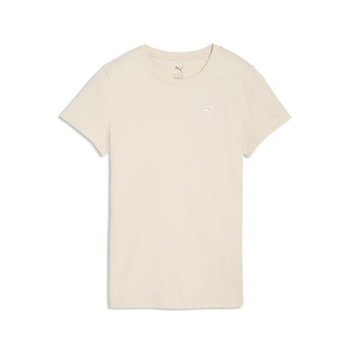Puma T-Shirt Uomo Essentials Elevated in Cotone Riciclato – Maglietta Girocollo Regular Fit Manica Corta Alpine Snow
