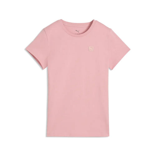 Puma T-Shirt Uomo Essentials Elevated in Cotone Riciclato – Maglietta Girocollo Regular Fit Manica Corta Rosy Outlook