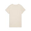 Puma T-Shirt Donna ESS Script in Cotone Beige – Maglietta Girocollo Regular Fit Casual Manica Corta Alpine Snow