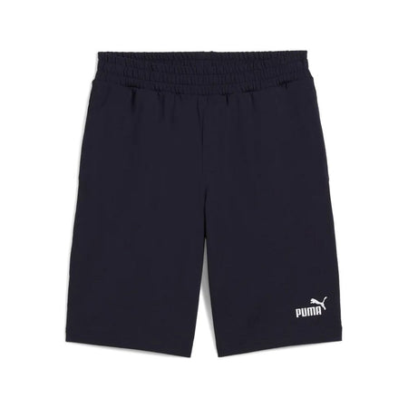 Puma Pantaloncini Uomo Essentials N.1 Logo 10" in Cotone – Shorts Sportivi Regular Fit al Ginocchio con Tasche New Navy