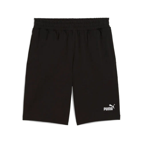 Puma Pantaloncini Uomo Essentials N.1 Logo 10 in Cotone – Shorts Sportivi Regular Fit al Ginocchio con Tasche PUMA Black