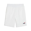 Puma Pantaloncini Uomo in Cotone Tasche Laterali, Bermuda Estivi Casual e Sport PUMA White-red