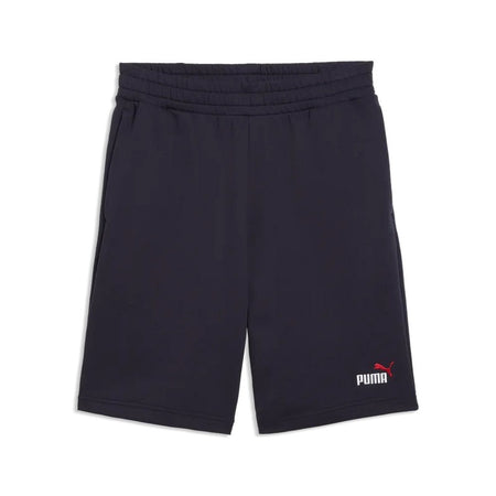 Puma Pantaloncini Uomo in Cotone Tasche Laterali, Bermuda Estivi Casual e Sport New Navy-red