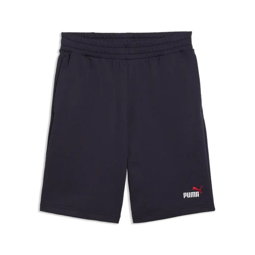 Puma Pantaloncini Uomo in Cotone Tasche Laterali, Bermuda Estivi Casual e Sport New Navy-red