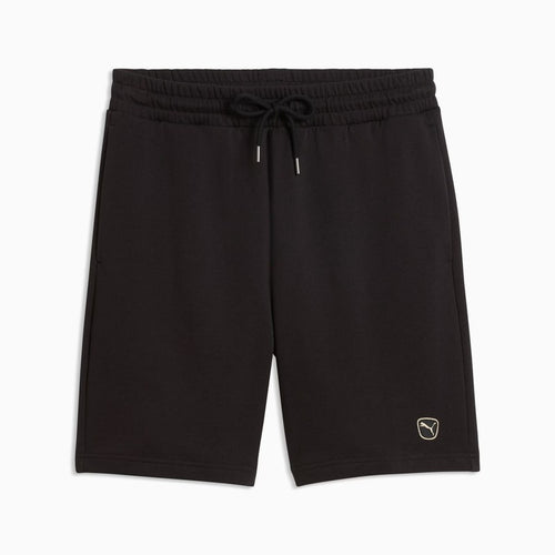 Puma Shorts Uomo Essentials Elevated – Cotone, Vita Elastico, Tasche Puma Black