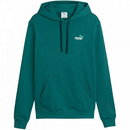 Puma Felpa Uomo con Cappuccio – Regular Fit, Tasca Marsupio, Logo Ricamato Emerald Ice
